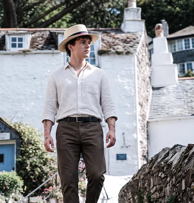 Optimo Vintage Straw Panama Hat