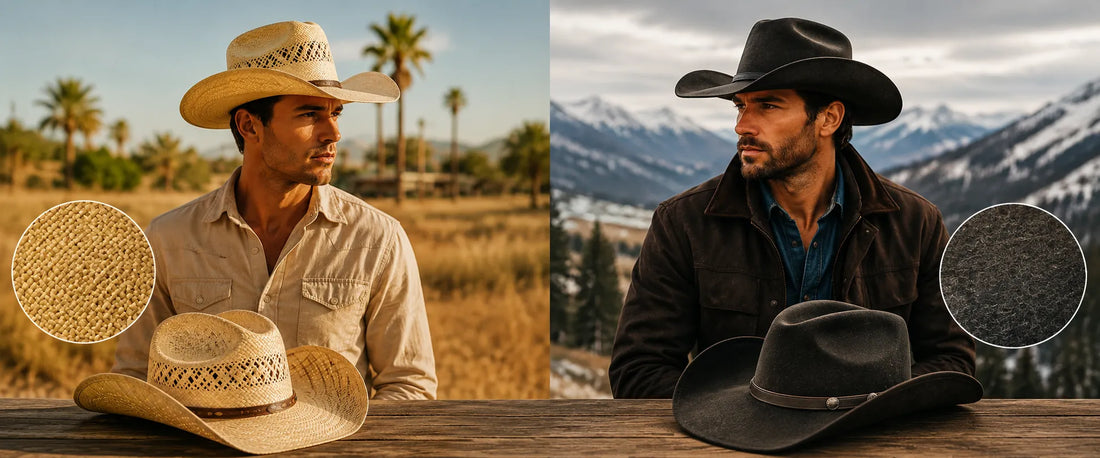 Straw vs Felt Cowboy Hats for Guys: Which One Should You Choose?