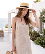 LBORA Riviera Straw Boater-Natural