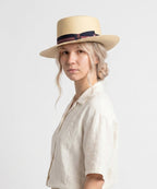 LBORA 1930s Optimo Vintage Straw Panama Hat