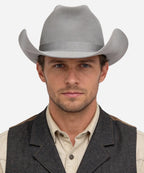 LBORA James Dean Cowboy Hat - Grey
