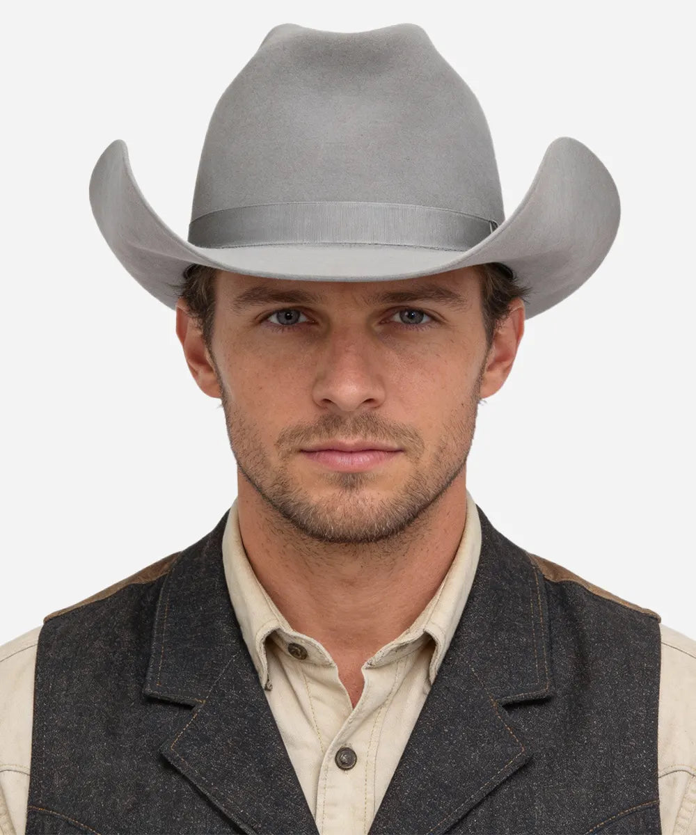 LBORA James Dean Cowboy Hat - Grey