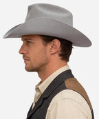 LBORA James Dean Cowboy Hat - Grey