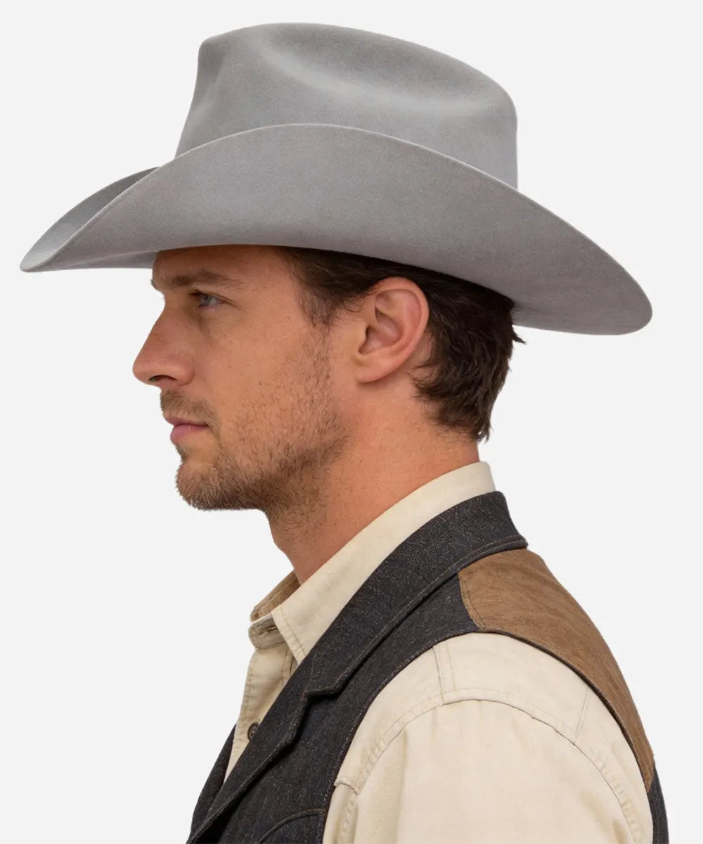 LBORA James Dean Cowboy Hat - Grey