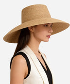 LBORA Jolie Packable Straw Bucket Hat - Natural