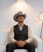 LBORA James Dean Cowboy Hat - Grey