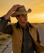 LBORA James Dean Cowboy Hat - Beige