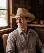 LBORA Outpost Badge Straw Cowboy