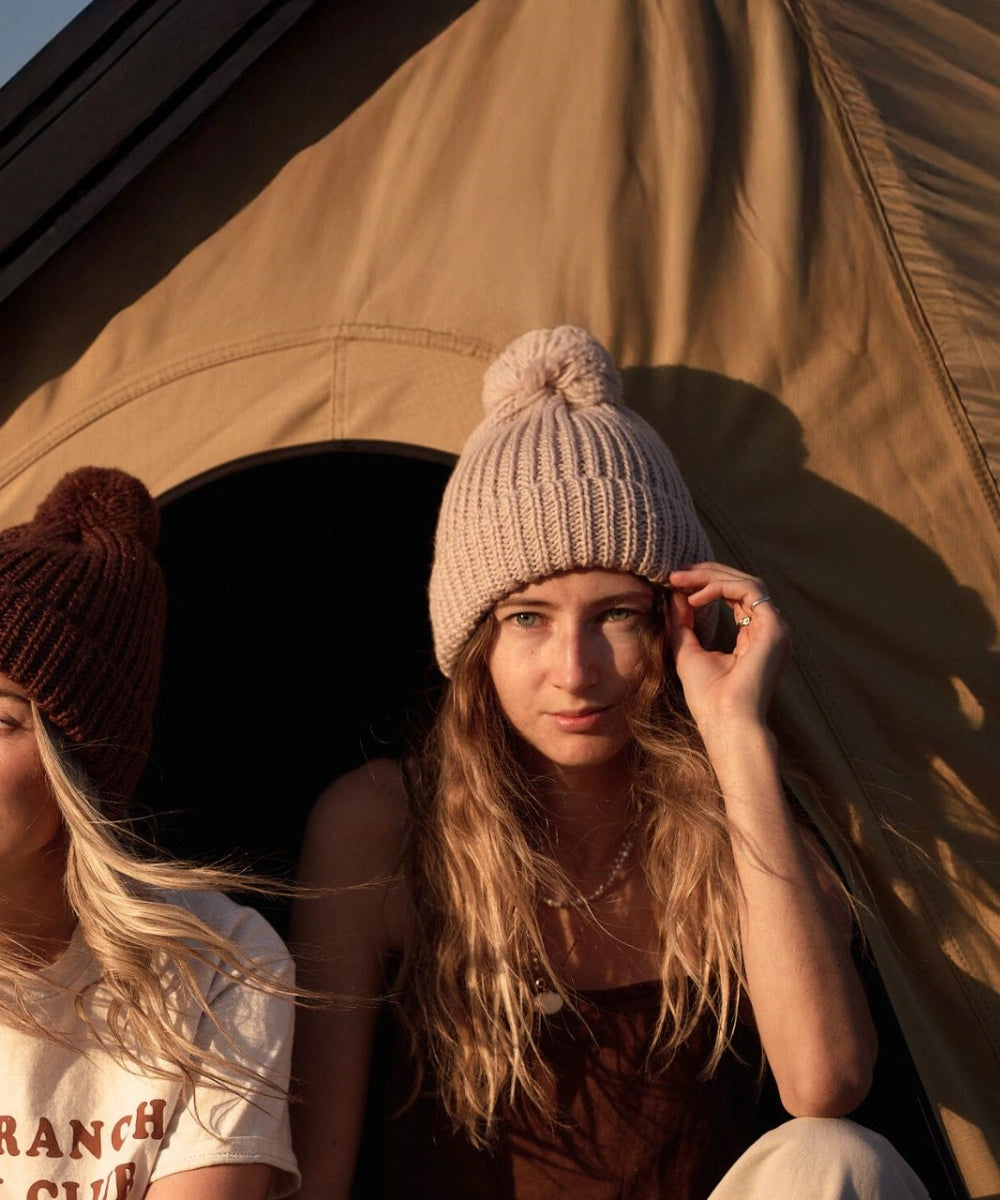 "cream beanies for fall"