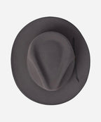 "men's grey fur felt fedora"