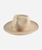"Women's Monroe Rancher Fedora Hat in Oatmeal - 100% Australian wool"