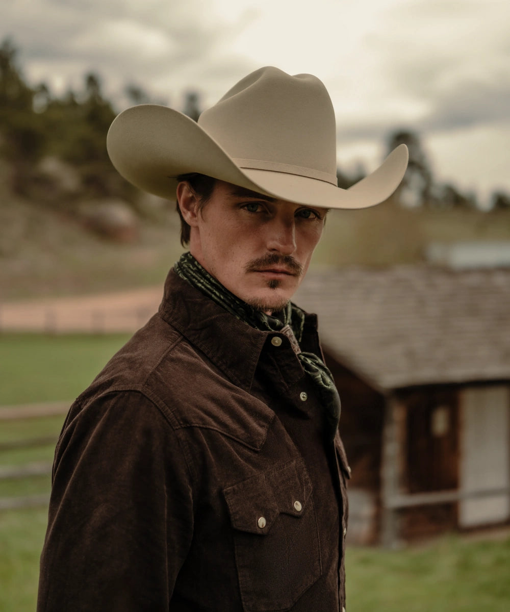 "Rancher 160th Edition Hat - Unisex 6X Fur Felt | 5\" Cattleman Crown"