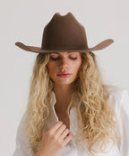 "Teddy Cattleman Cowboy Hat - Women's Australian Wool | Festival Style"