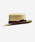 LBORA 1930s Optimo Vintage Straw Panama Hat