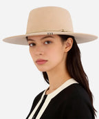 Cream Daisy felt hat
