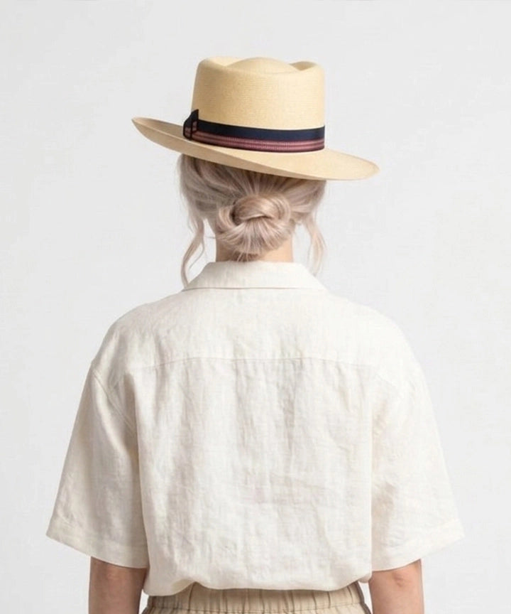1930s Optimo Vintage Straw Panama Hat