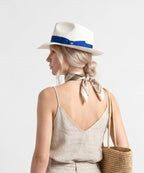 LBORA Gatsby Straw Panama - Blue