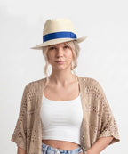 LBORA Gatsby Straw Panama - Natural