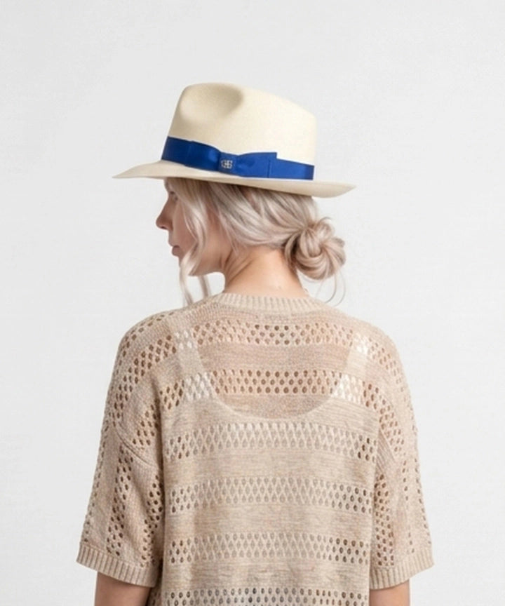 LBORA Gatsby Straw Panama - Natural