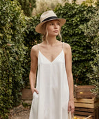 LBORA Gatsby Straw Panama - Black