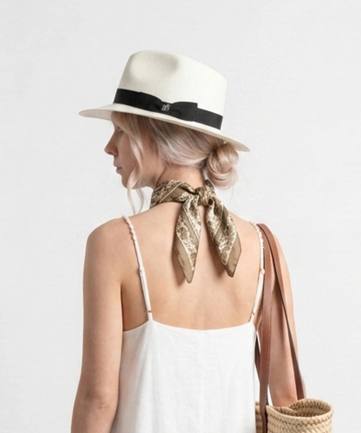 LBORA Gatsby Straw Panama - Black
