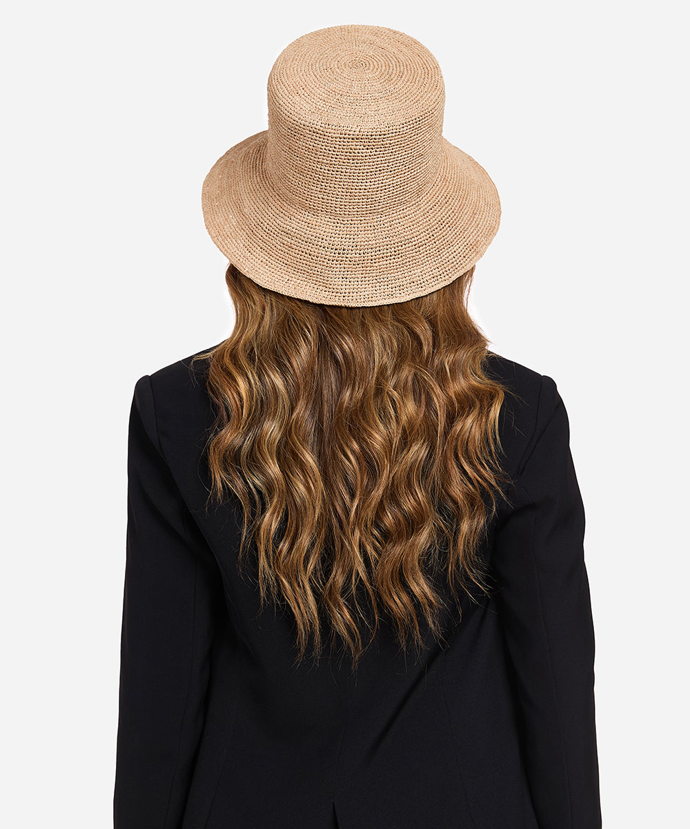 Minimalist Solstice women's summer sun hat crafted from breathable natural straw fibers for travel comfort USA