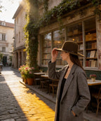 Olive Daisy felt hat street style
