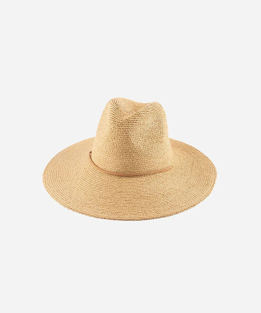 Ozzy packable straw sun hat beach style UK