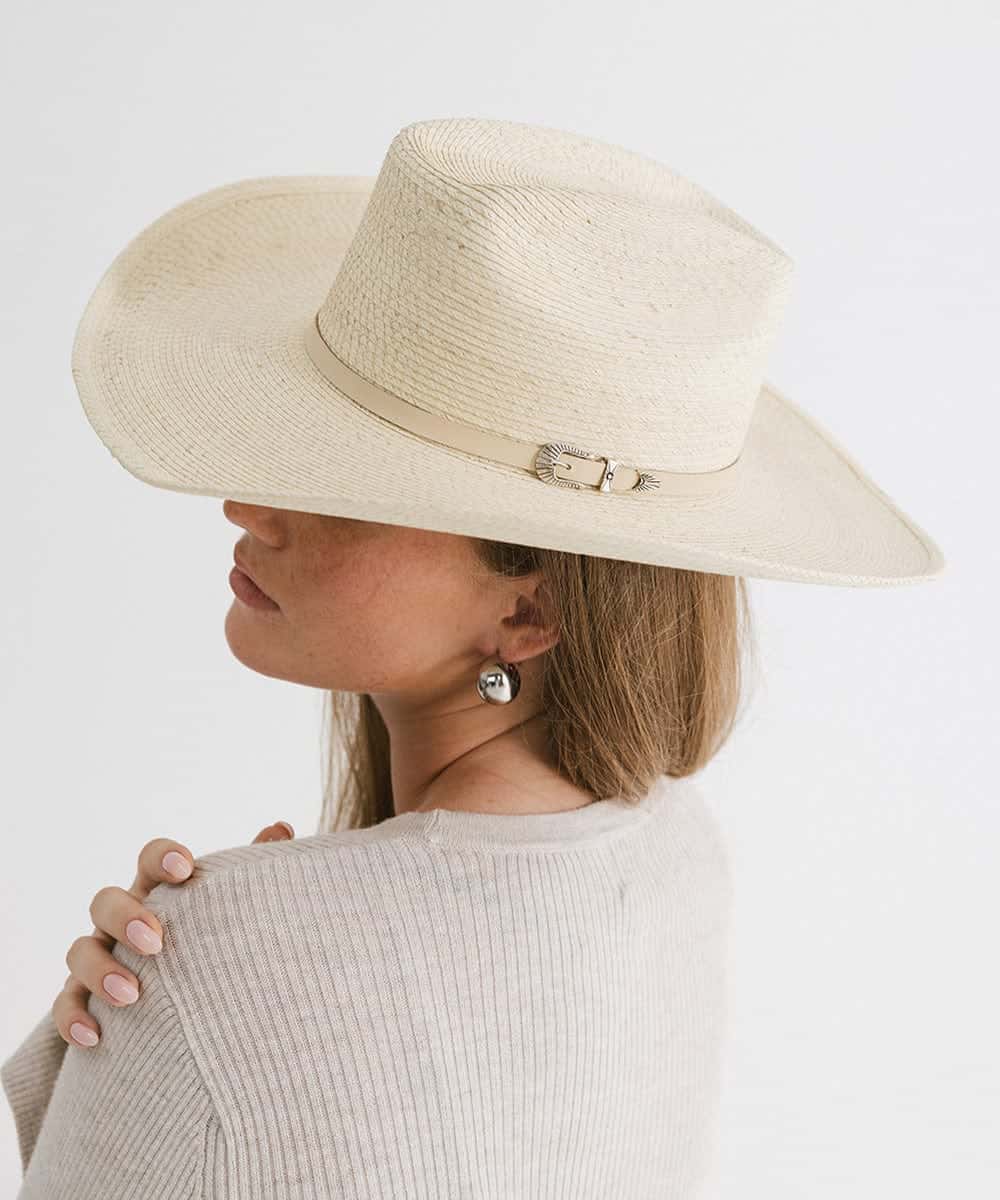 Radiance Palm Straw Cowboy Hat