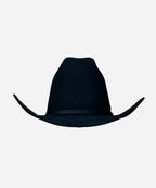 Sharp and fashion forward Viper unisex city cowboy hat made from high quality black felt material