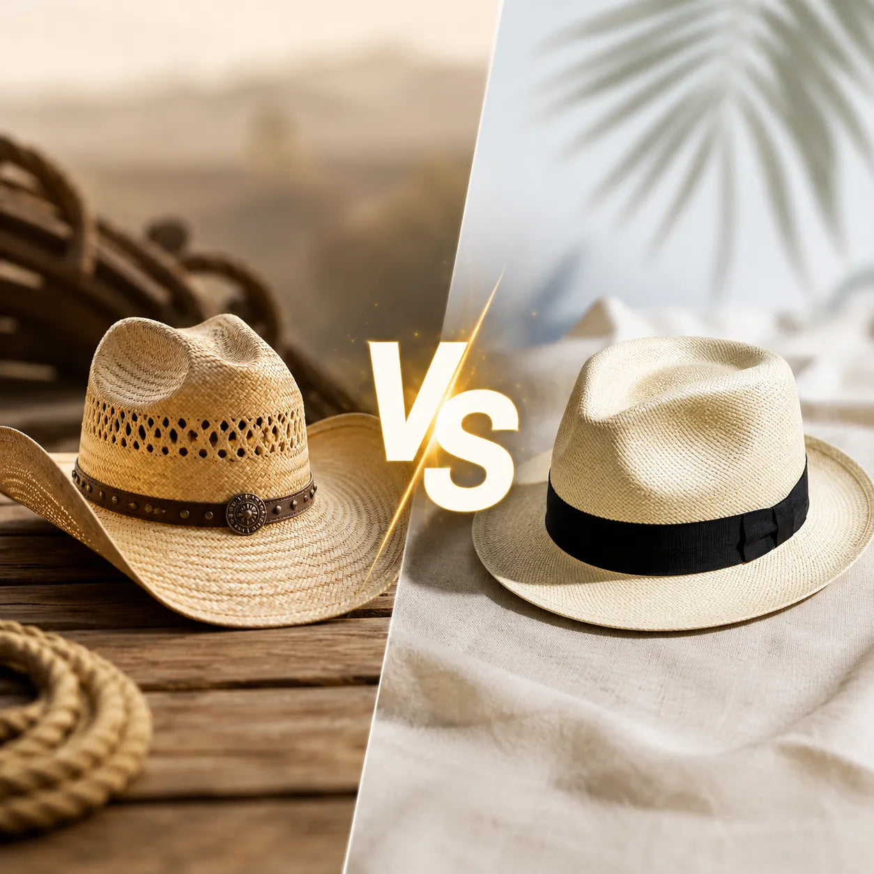 Cowboy Straw Hats vs. Panama Hats
