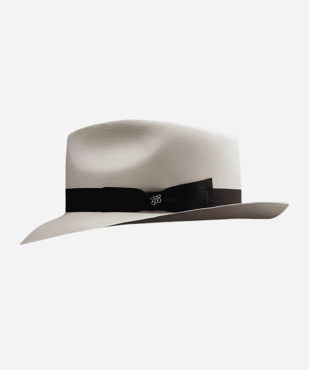 LBORA Gatsby Straw Panama - Black
