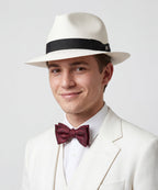 LBORA Gatsby Straw Panama - Black
