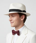 LBORA Gatsby Straw Panama - Black