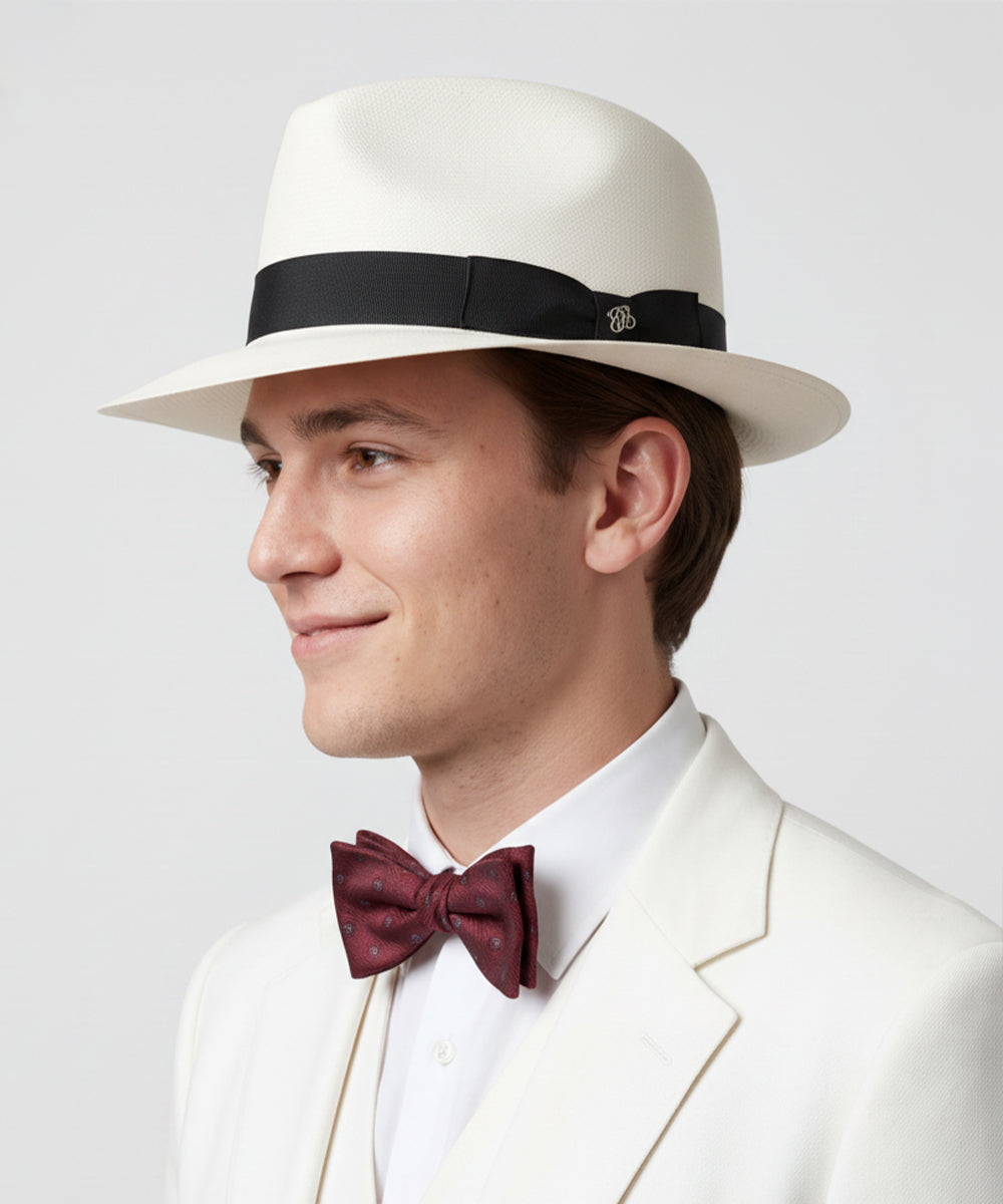 LBORA Gatsby Straw Panama - Black