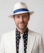 LBORA Gatsby Straw Panama - Blue
