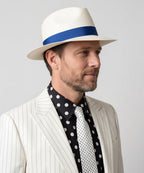 LBORA Gatsby Straw Panama - Blue