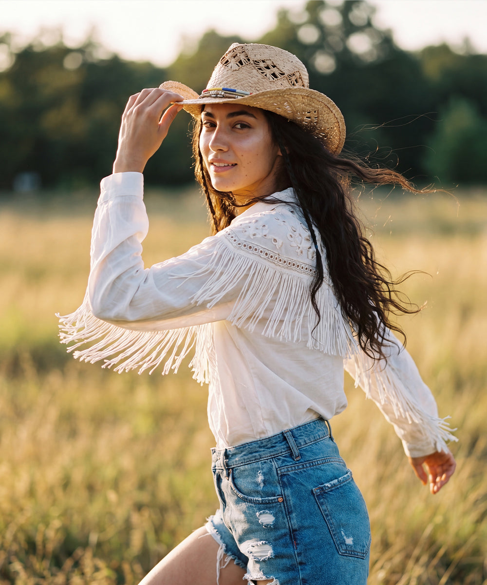 LBORA Wilderness Highway Cowboy Straw Hat