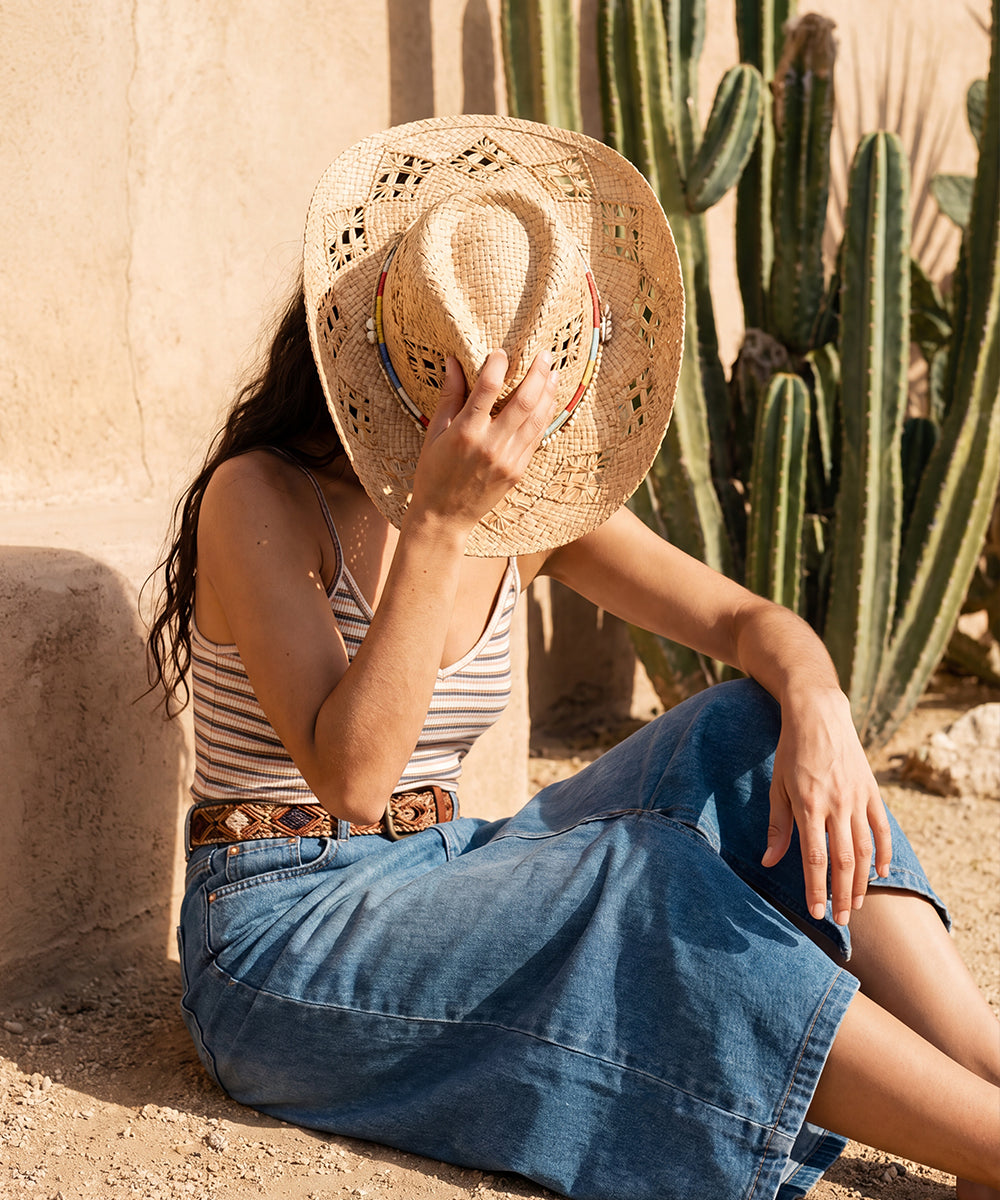 LBORA Wilderness Highway Cowboy Straw Hat